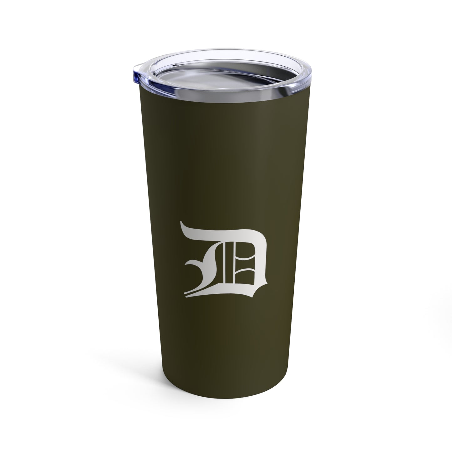 Detroit 'Old English D' Tumbler | Military Green - 20oz