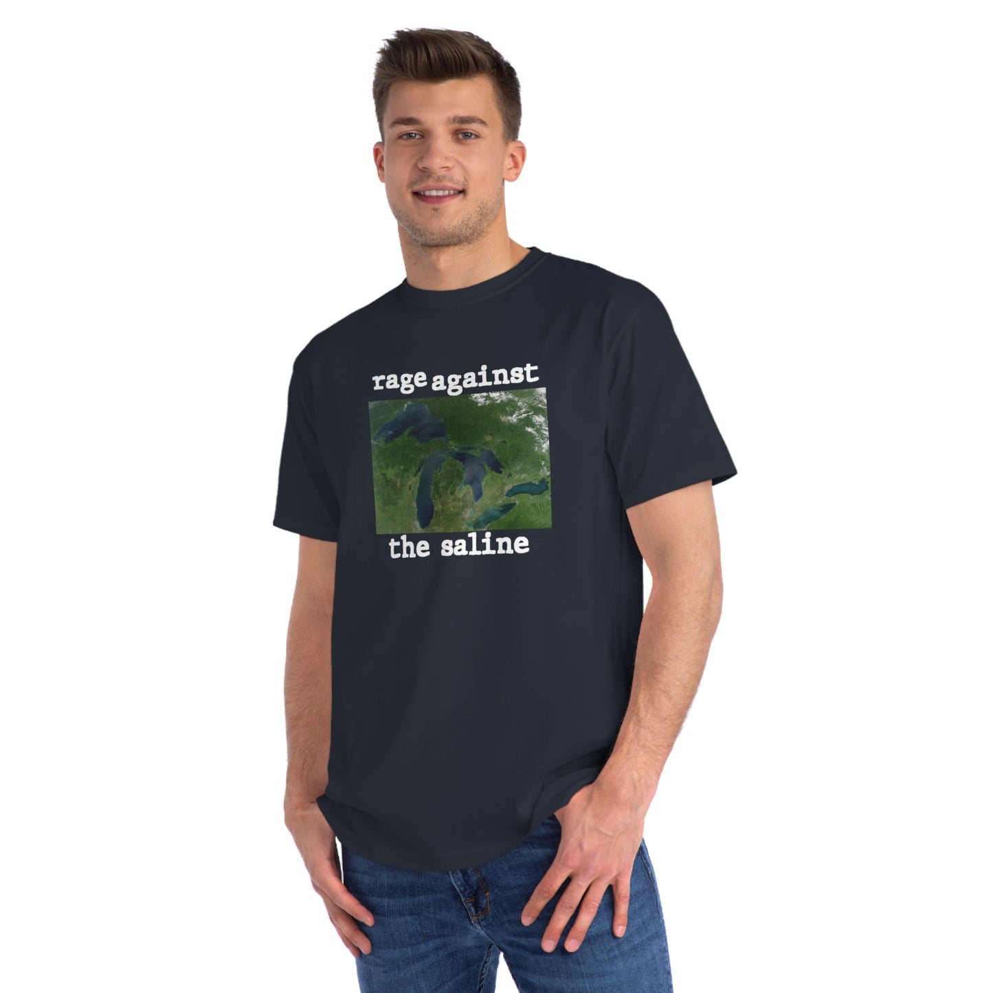 Great Lakes 'Rage Against the Saline' T-Shirt | Unisex Organic