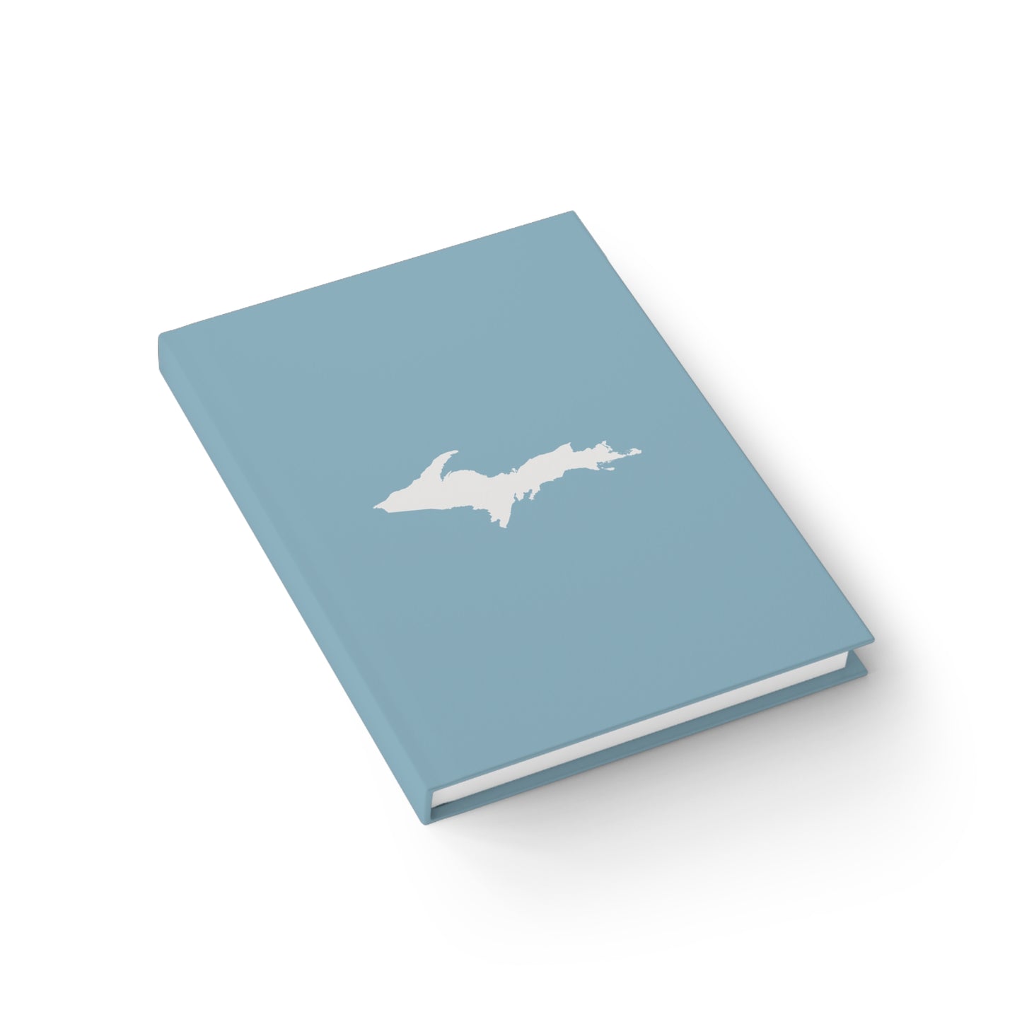 Michigan Upper Peninsula Blank Sketchbook (w/ UP Outline) | Opal Blue