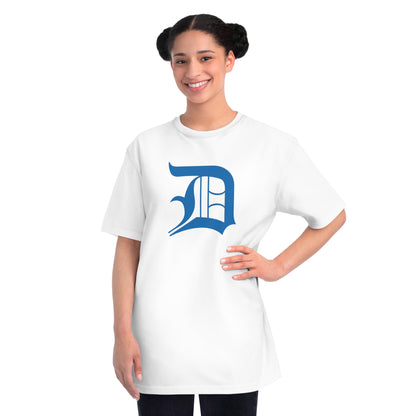 Detroit 'Old English D' T-Shirt (Azure) | Unisex Organic