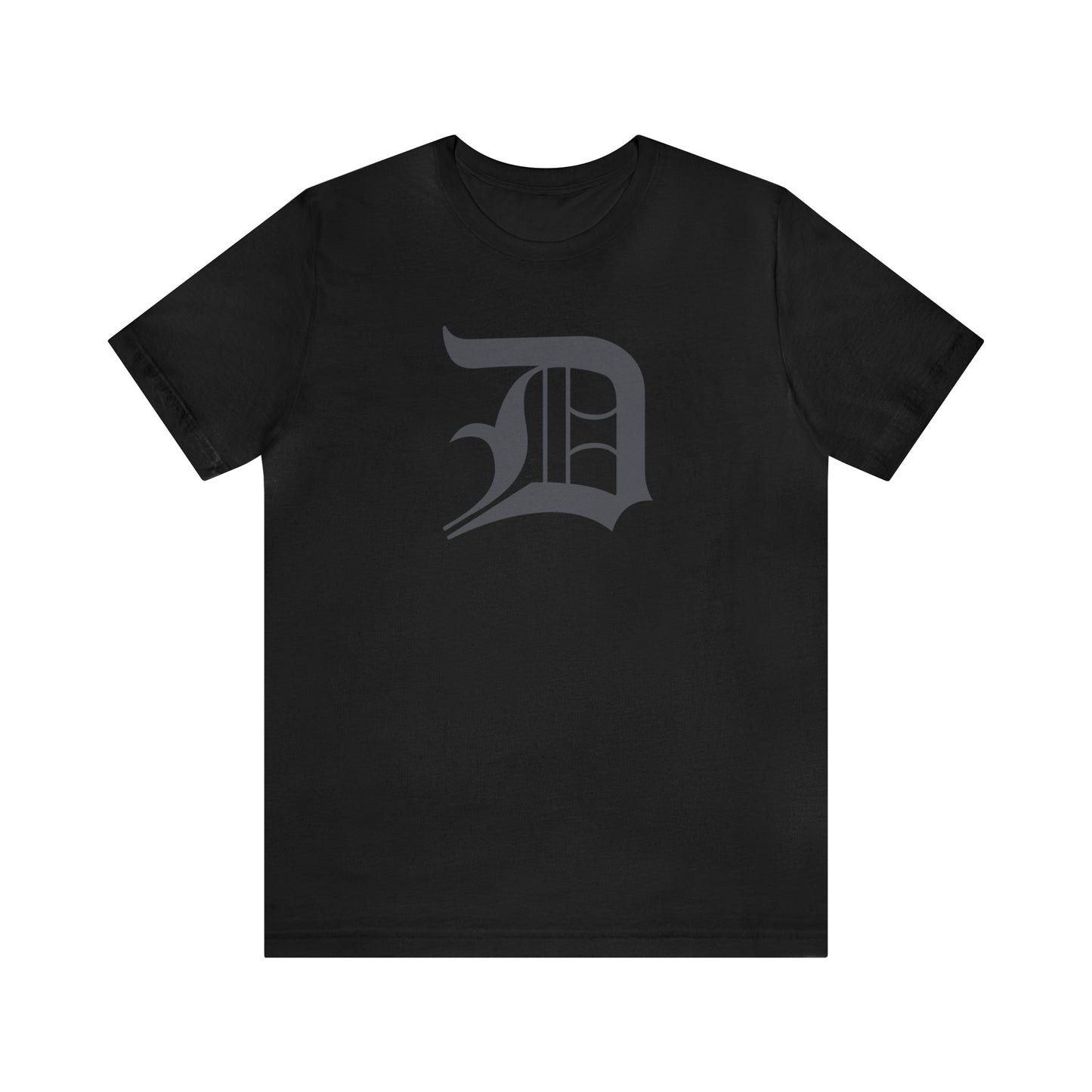 Detroit 'Old English D' T-Shirt (Iron Ore Grey) | Unisex Standard