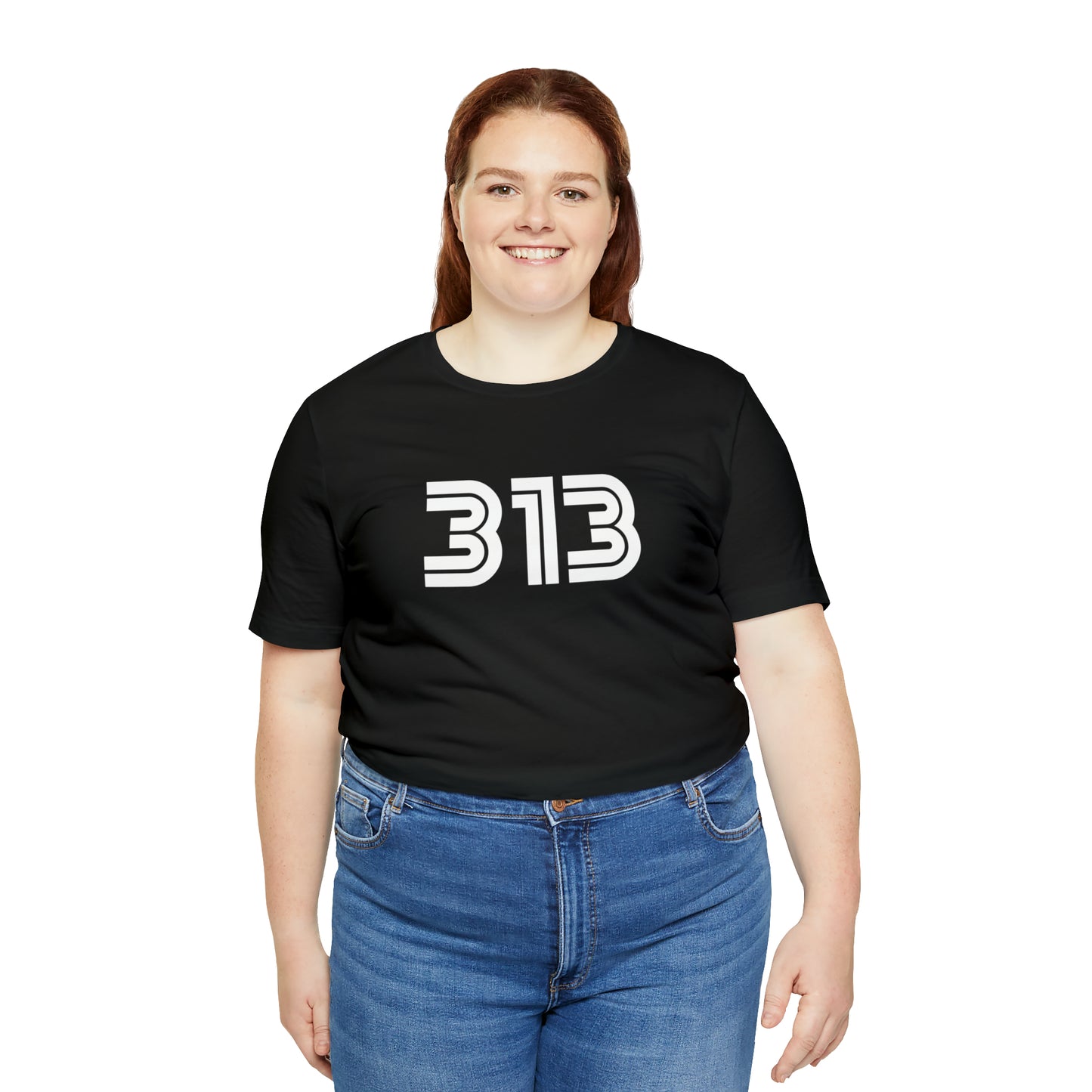 Detroit '313' T-Shirt (1970s Audiophile Font) | Unisex Standard Fit