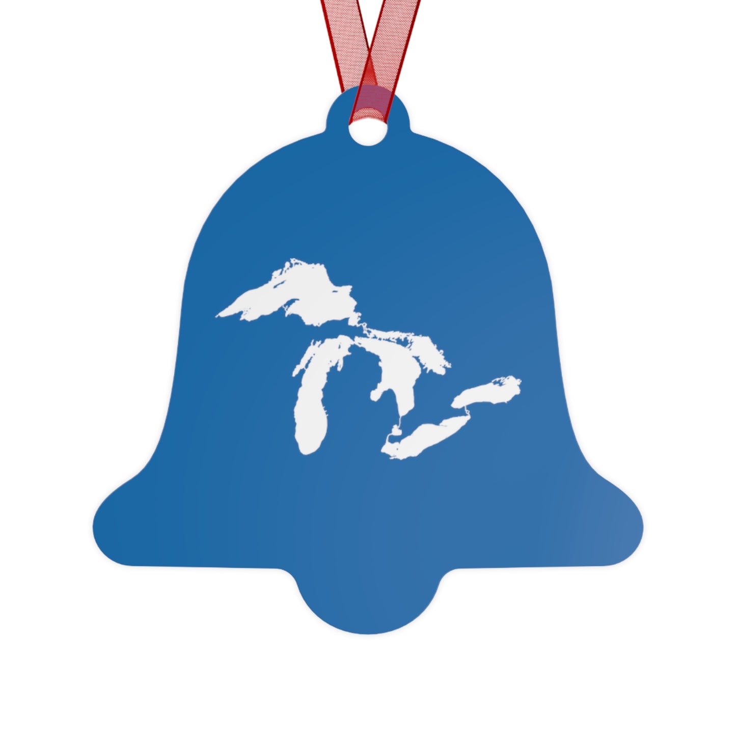 Great Lakes Christmas Ornament | Metal - Azure