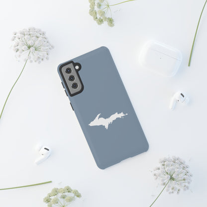 Michigan Upper Peninsula Tough Phone Case (B-24 Liberator Grey w/ UP Outline) | Samsung & Pixel Android