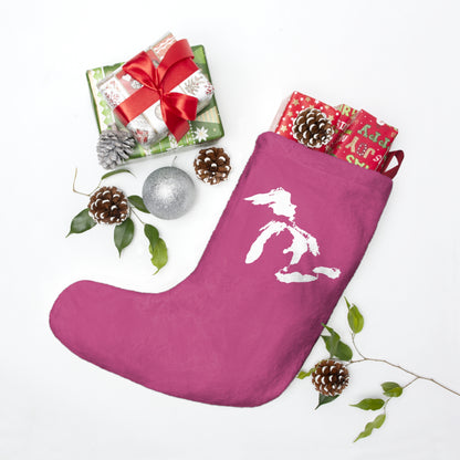 Great Lakes Christmas Stocking | Apple Blossom Pink