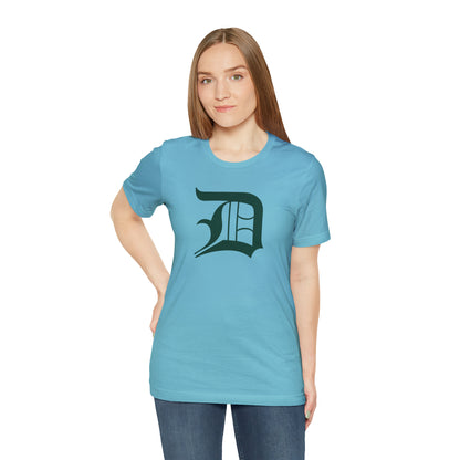 Detroit 'Old English D' T-Shirt (Laconic Green) | Unisex Standard