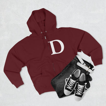 Detroit 'Old French D' Full-Zip Hoodie