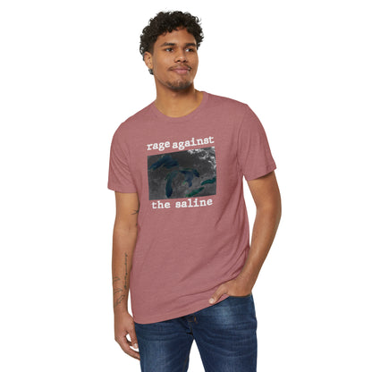 Great Lakes 'Rage Against The Saline' T-Shirt | Unisex Recycled Organic