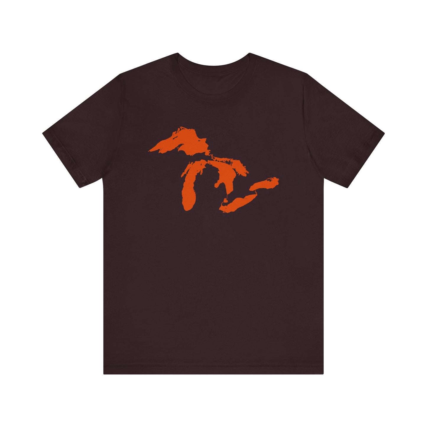 Great Lakes T-Shirt | Unisex Standard - Maple Leaf Orange