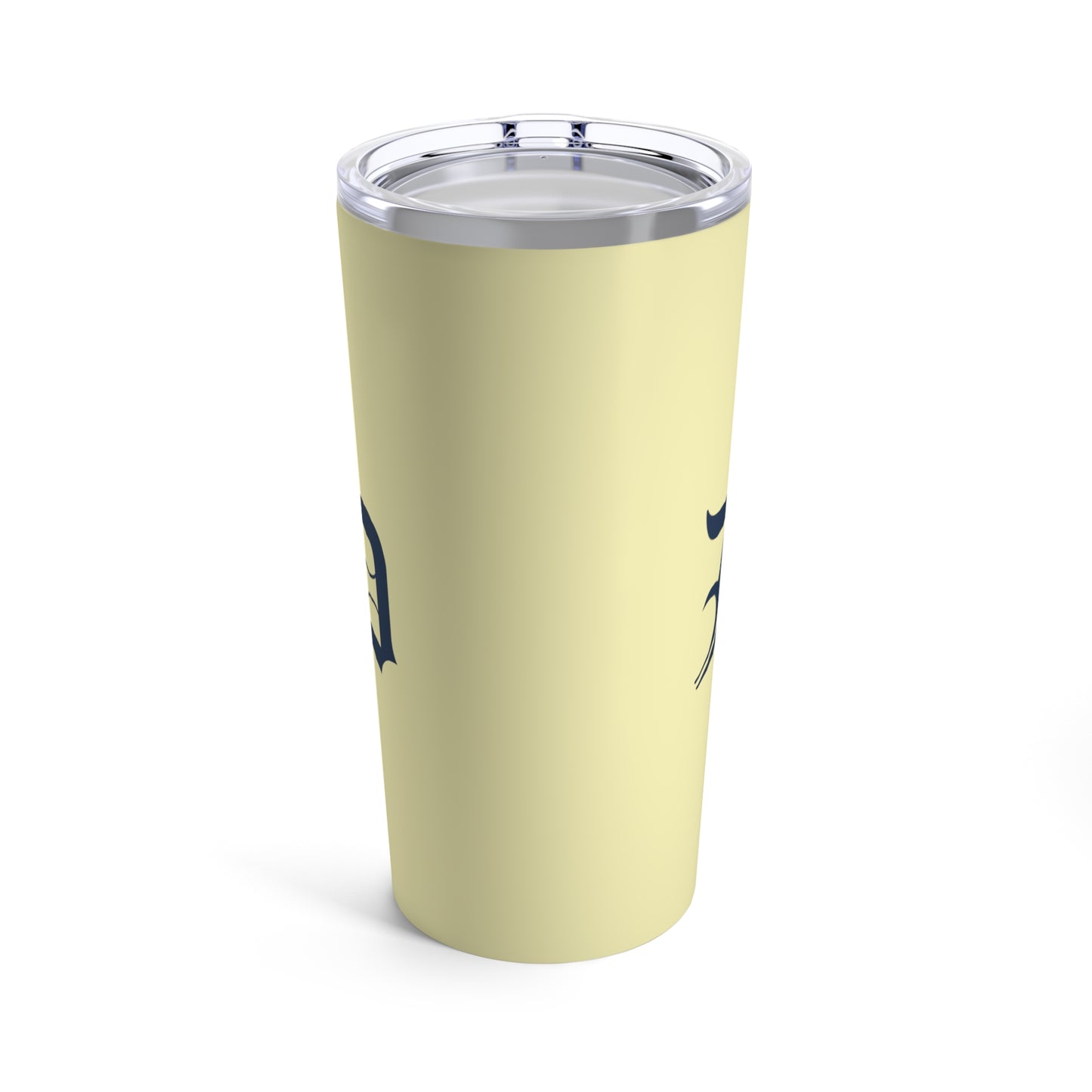 Detroit 'Old English D' Tumbler | Canary Yellow - 20oz