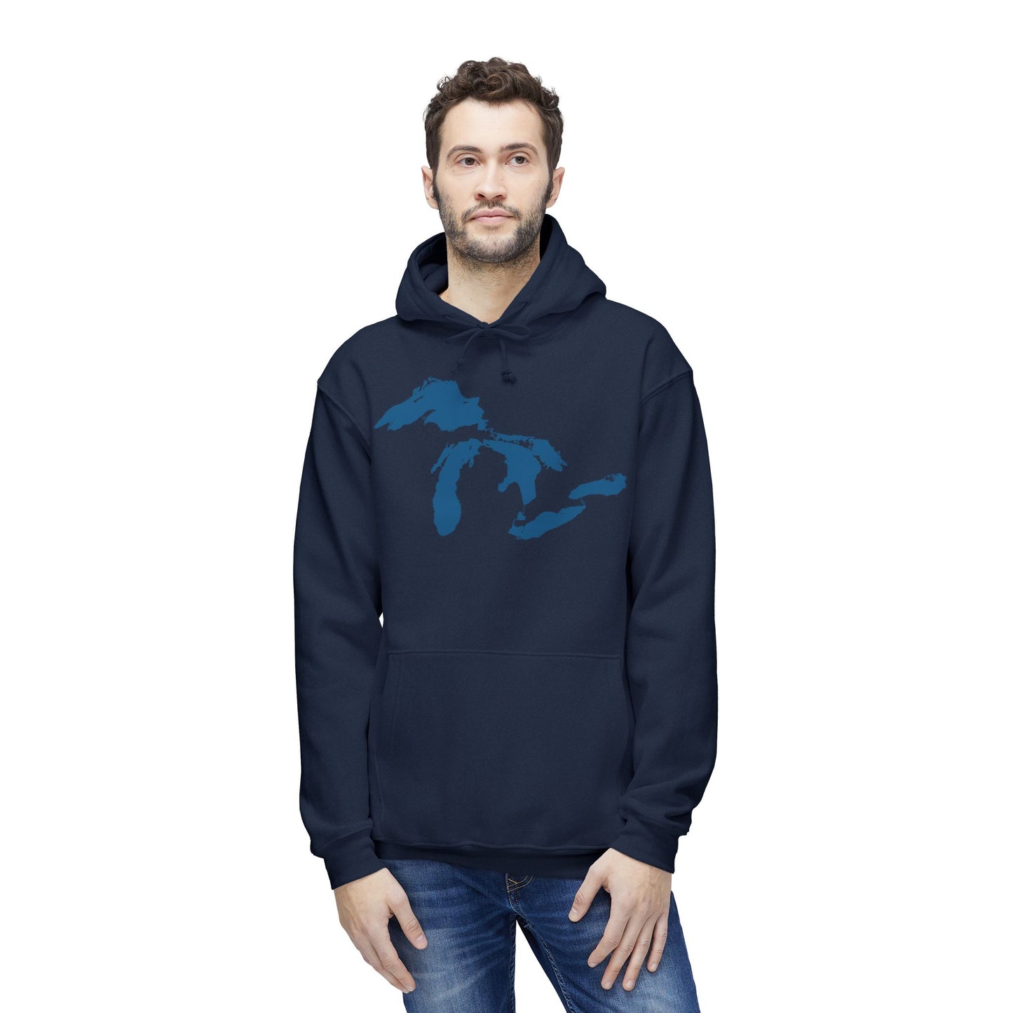 Great Lakes Ultrapremium Hoodie | Made in USA - Blueberry