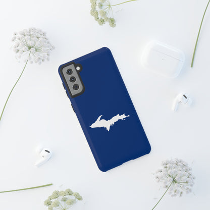 Michigan Upper Peninsula Tough Phone Case (Dearborn Blue w/ UP Outline) | Samsung & Pixel Android