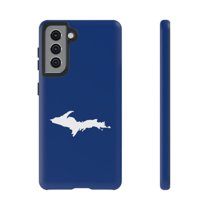 Michigan Upper Peninsula Tough Phone Case (Dearborn Blue w/ UP Outline) | Samsung & Pixel Android