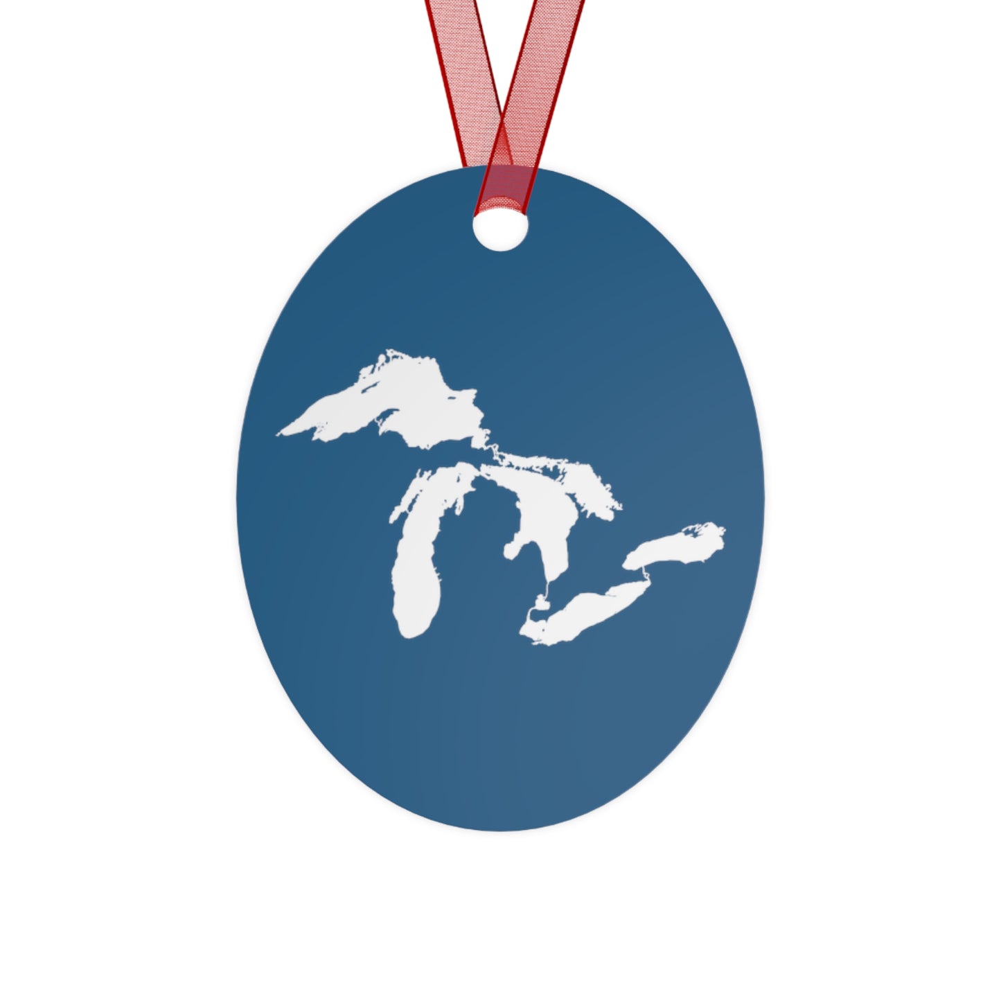 Great Lakes Christmas Ornament | Metal - Blueberry