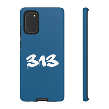 Detroit '313' Tough Phone Case (Blueberry Tag Font) | Samsung & Pixel Android