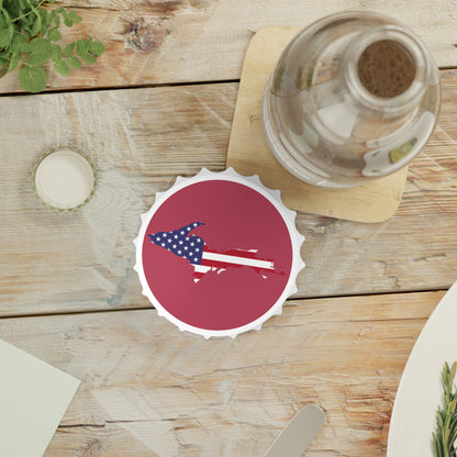 Michigan Upper Peninsula Bottle Opener (w/ UP USA Flag ) | Popstar Pink