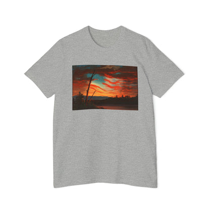 'Our Banner in the Sky' Painting T-Shirt (Church, 1861) | Made in USA