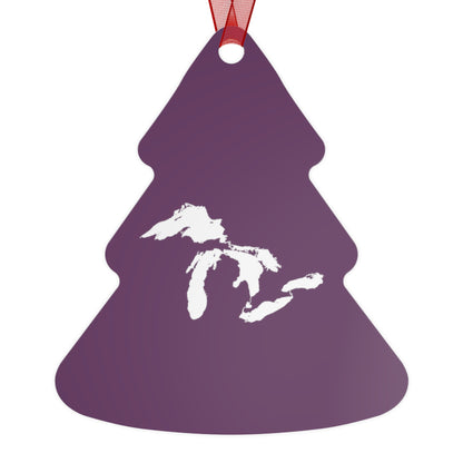 Great Lakes Christmas Ornament | Metal - Plum