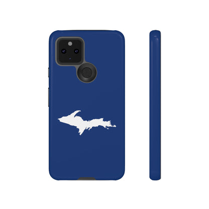 Michigan Upper Peninsula Tough Phone Case (Dearborn Blue w/ UP Outline) | Samsung & Pixel Android