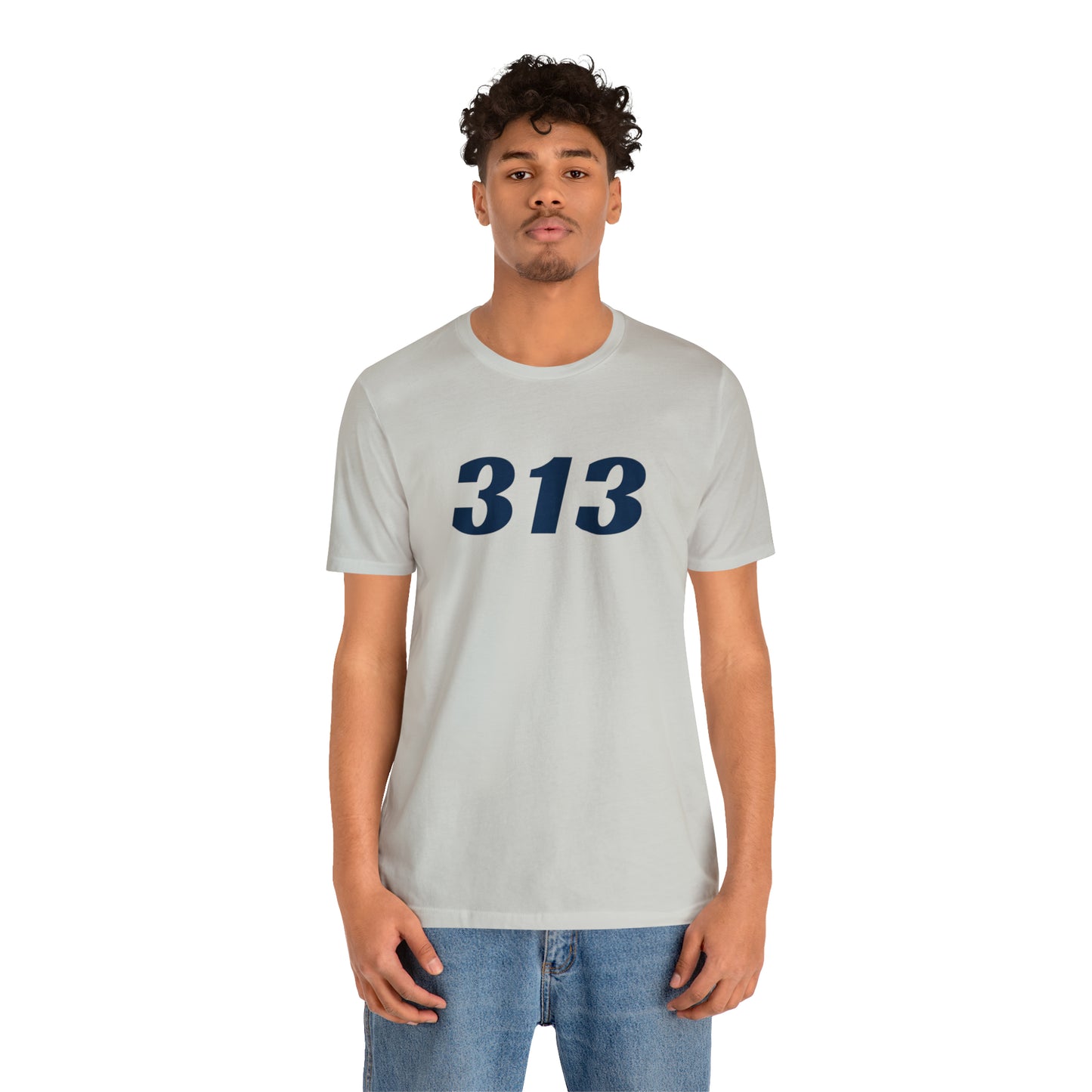 Detroit '313' T-Shirt (Racing Font) | Unisex Standard Fit