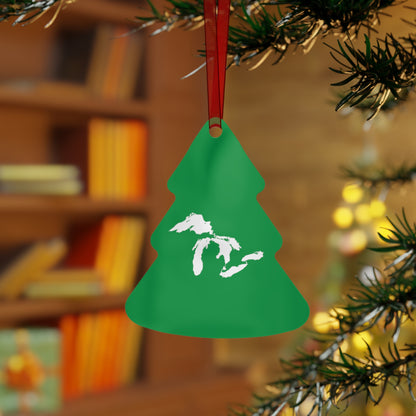 Great Lakes Christmas Ornament | Metal - Shamrock Green