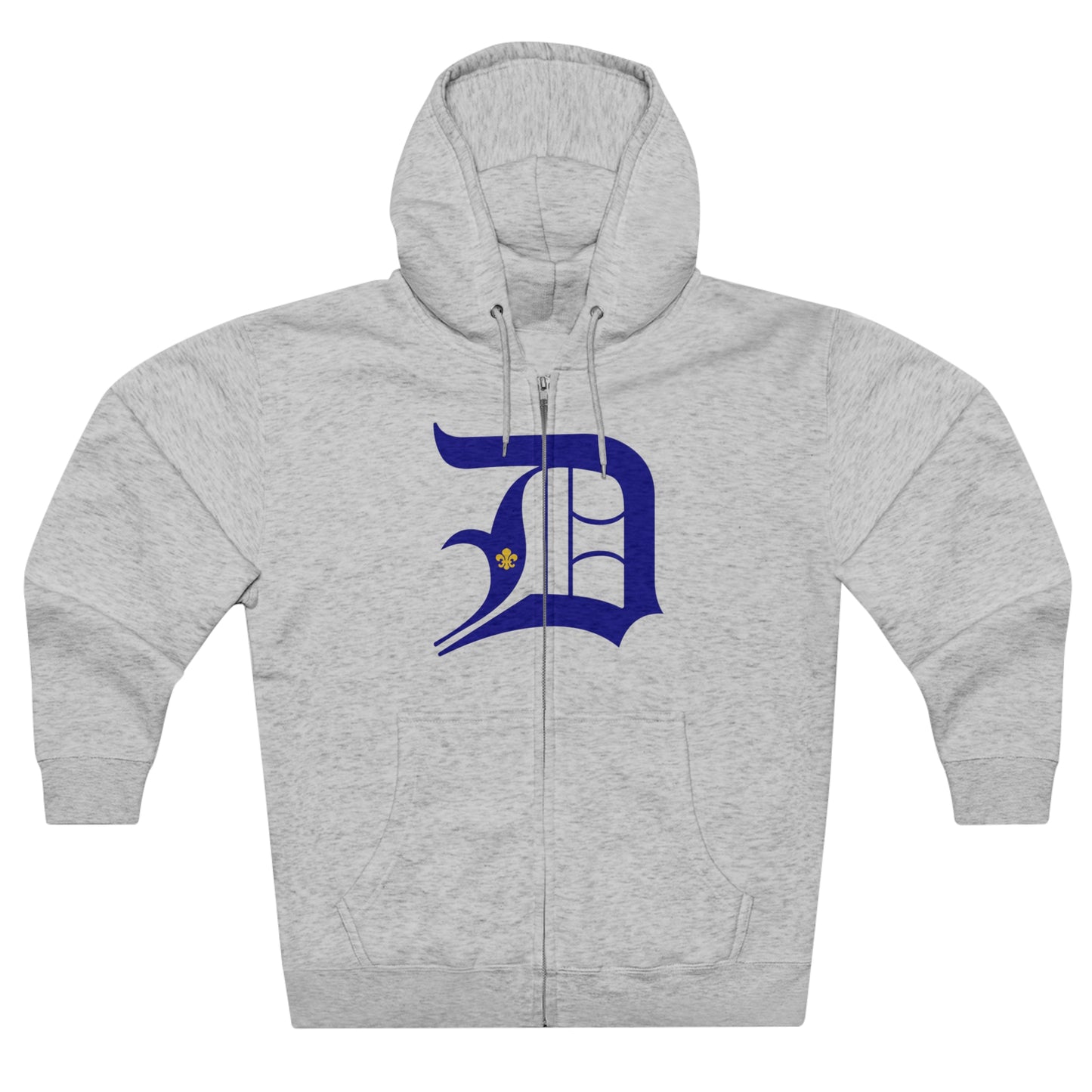 Detroit 'Old English D' Hoodie (Full-Body Founders Edition) | Unisex Full Zip