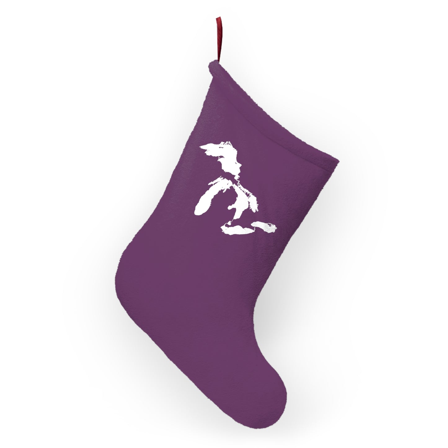 Great Lakes Christmas Stocking | Plum