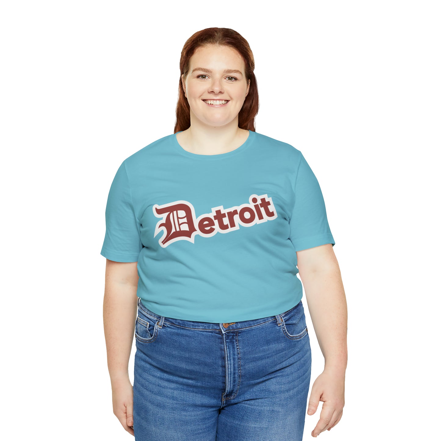 'Detroit' T-Shirt (Ore Dock Red w/ Old English 'D') | Unisex Standard