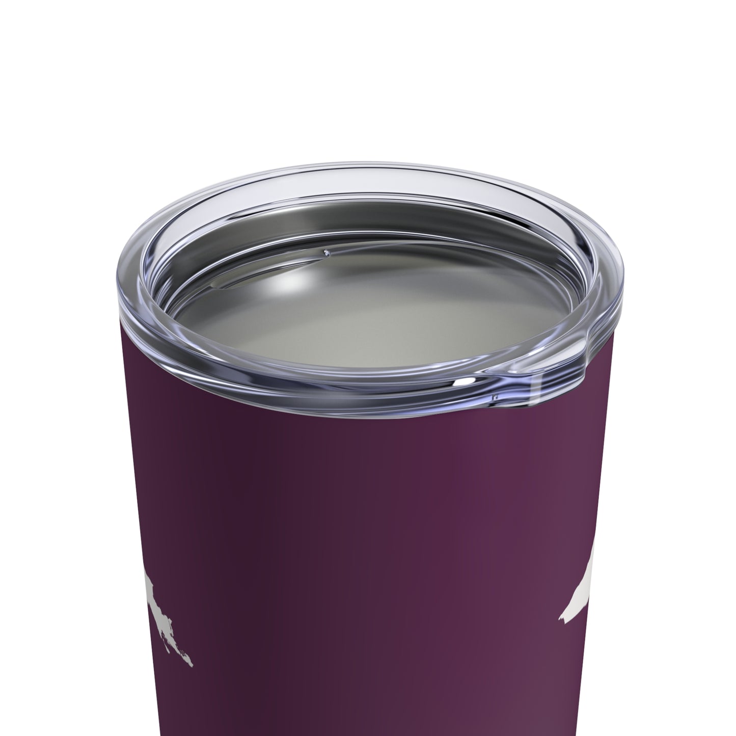 Michigan Upper Peninsula Tumbler (w/ UP Outline) | Tyrian Purple - 10oz