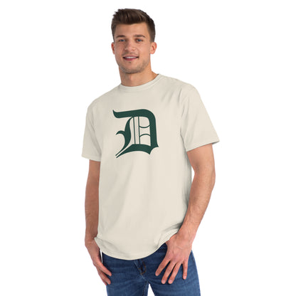 Detroit 'Old English D' T-Shirt (Laconic Green) | Unisex Organic