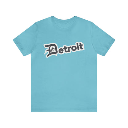 'Detroit' T-Shirt (Iron Ore Grey w/ Old English 'D') | Unisex Standard