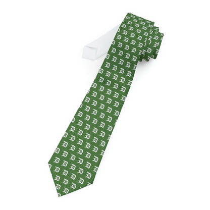 Detroit 'Old English D' Necktie | Pine Green