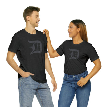 Detroit 'Old English D' T-Shirt (Iron Ore Grey) | Unisex Standard