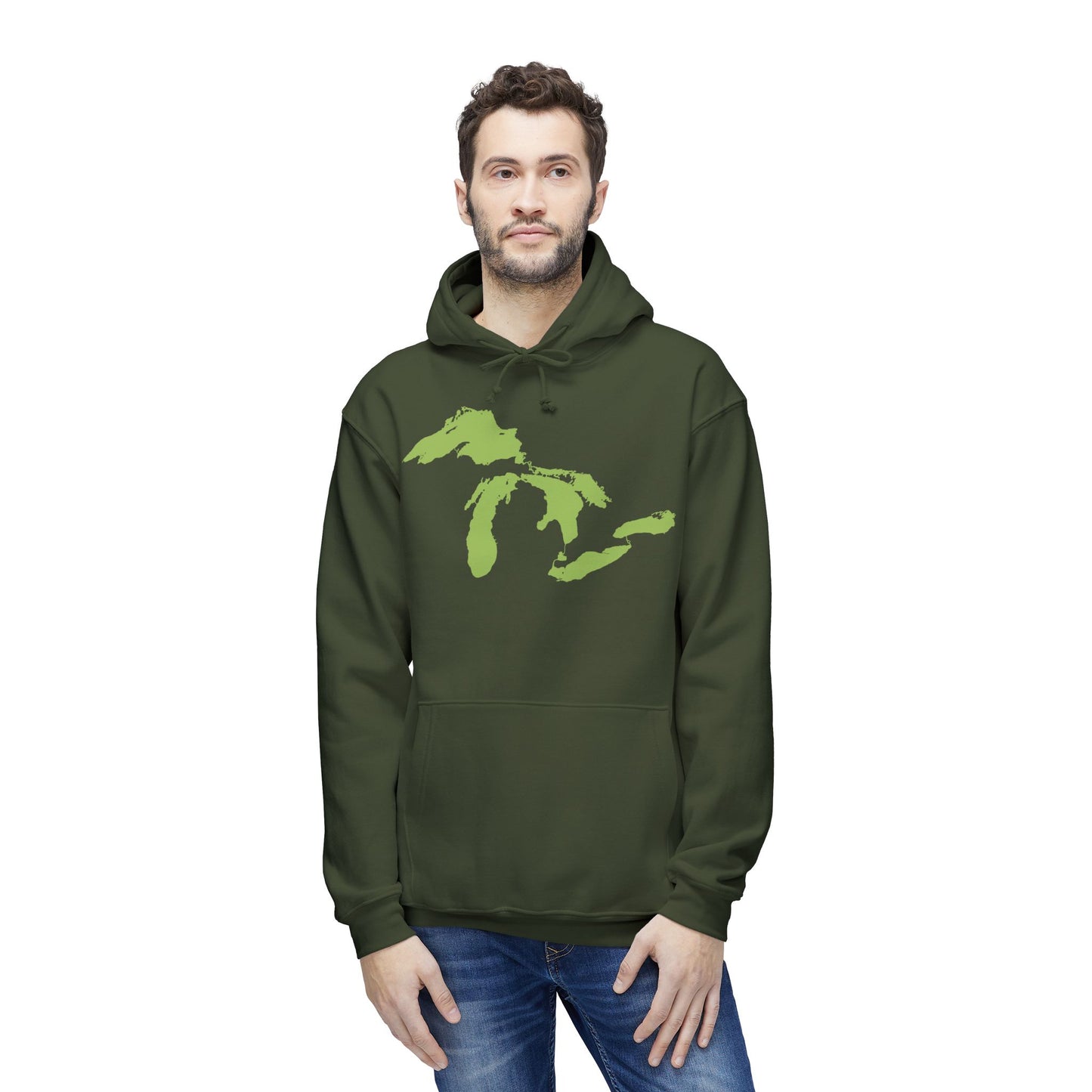 Great Lakes Ultrapremium Hoodie | Made in USA - Gooseberry Green