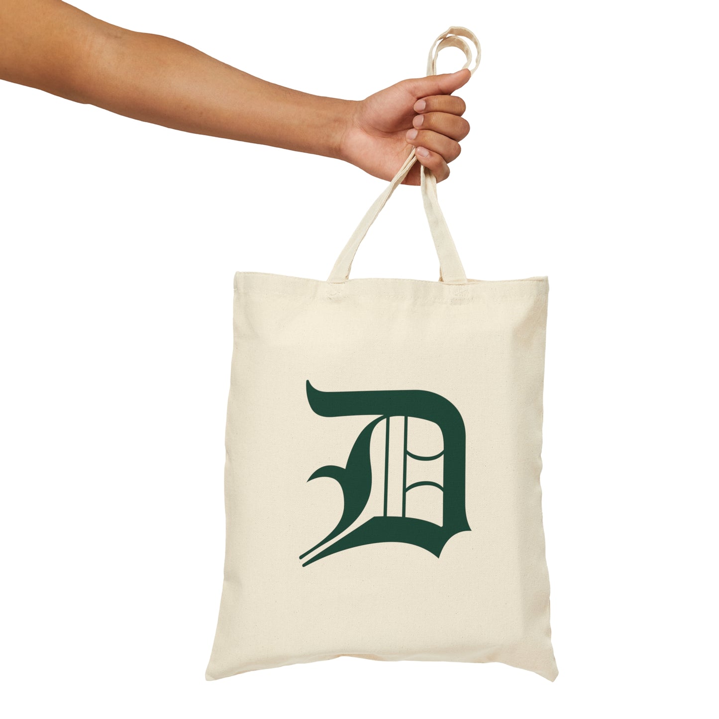 Detroit 'Old English D' Light Tote Bag (Laconic Green)