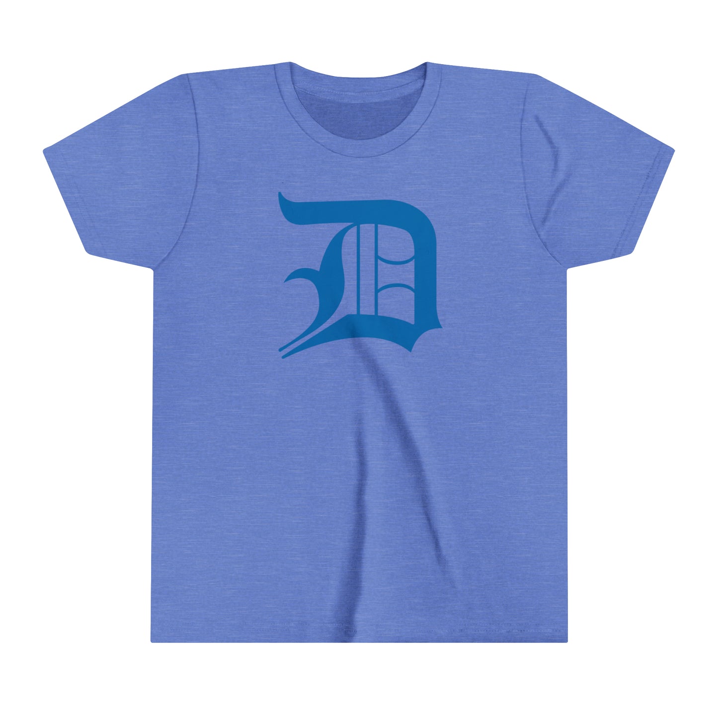 Detroit 'Old English D' T-Shirt (Azure) | Youth Short Sleeve