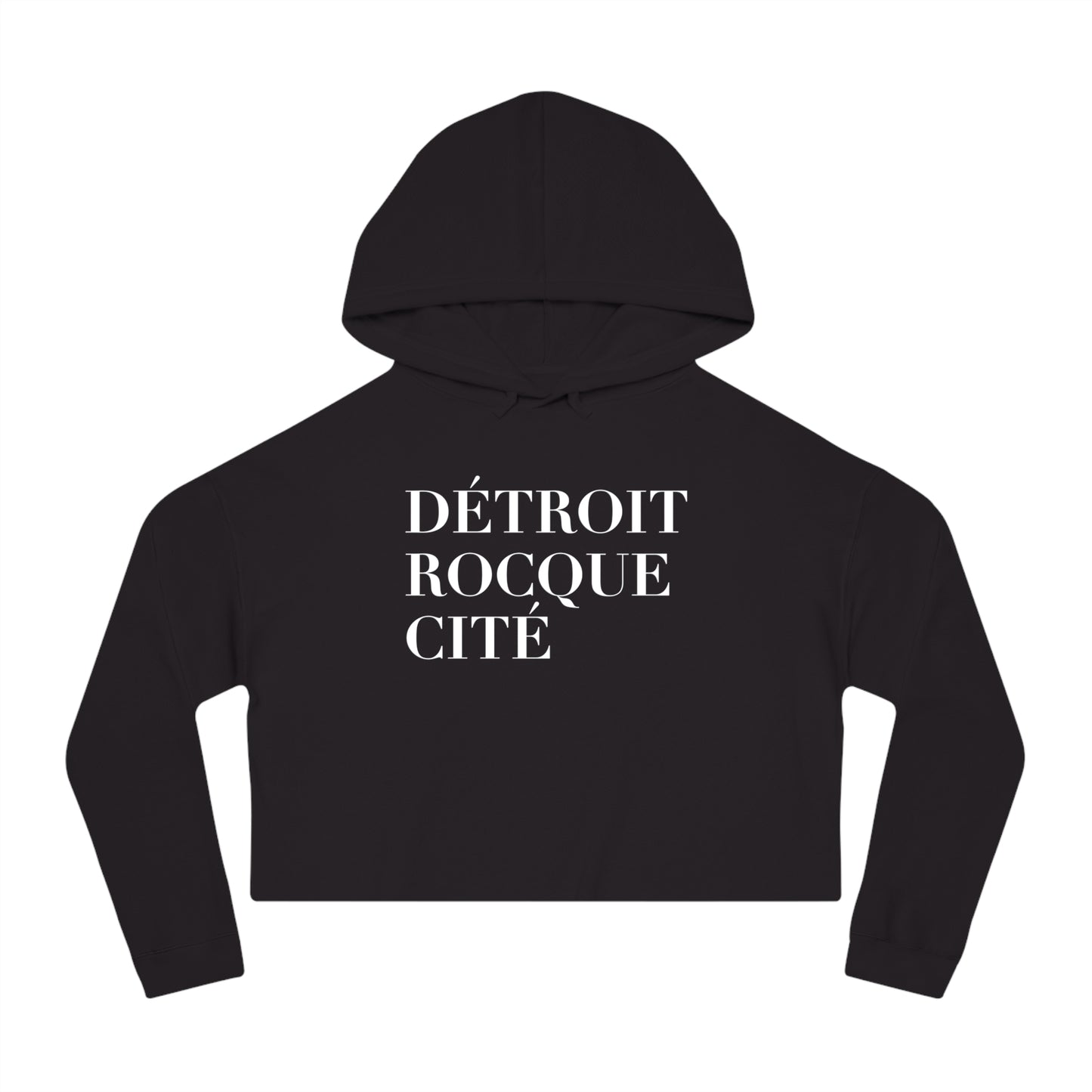 'Détroit Rocque Cité' Hoodie | Cropped Lightweight