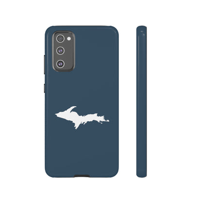 Michigan Upper Peninsula Tough Phone Case ('37 Caddie Cavalier Blue w/ UP Outline) | Samsung & Pixel Android