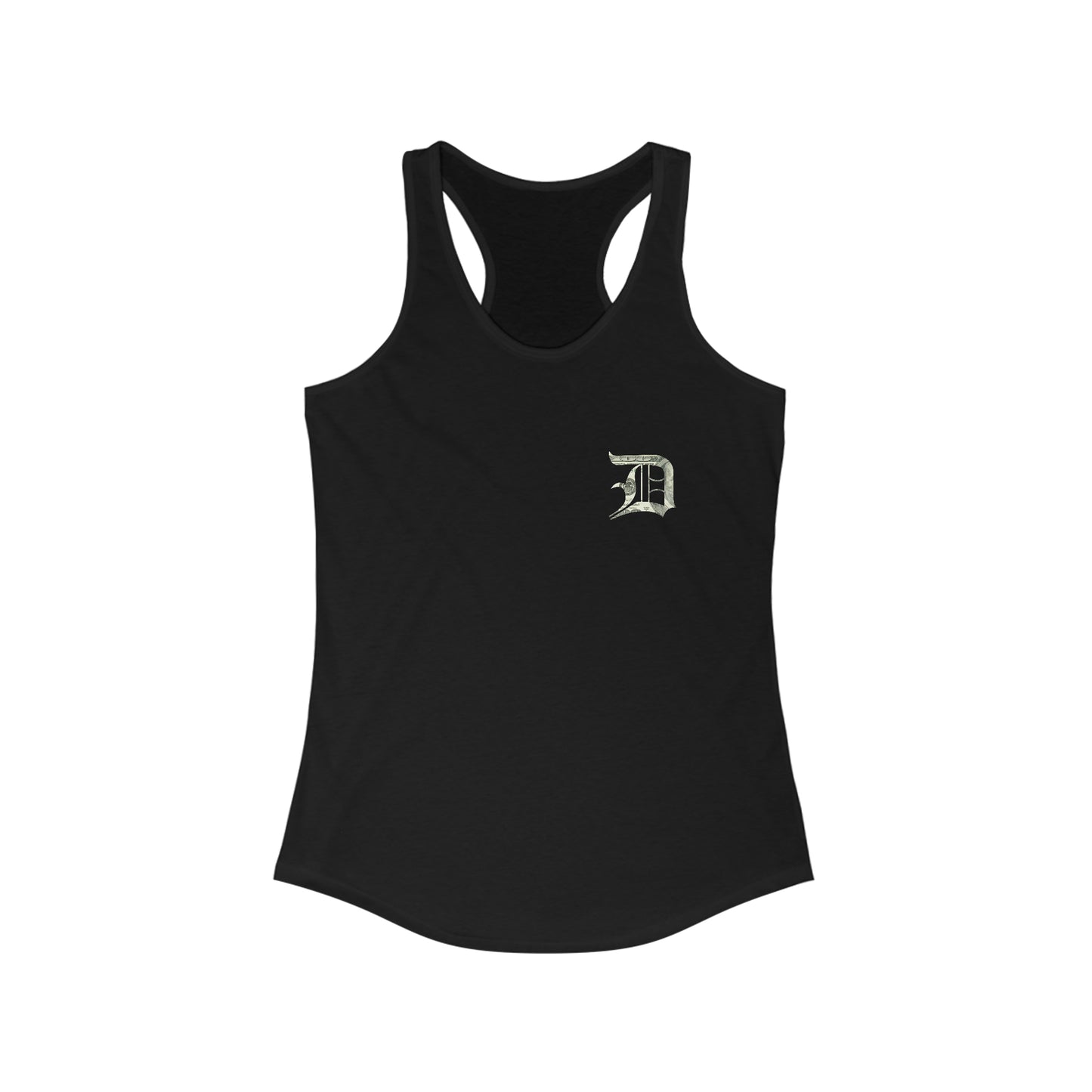 Detroit 'Old English D' Tank Top (Mini Benjamins 'D') | Women's Racerback