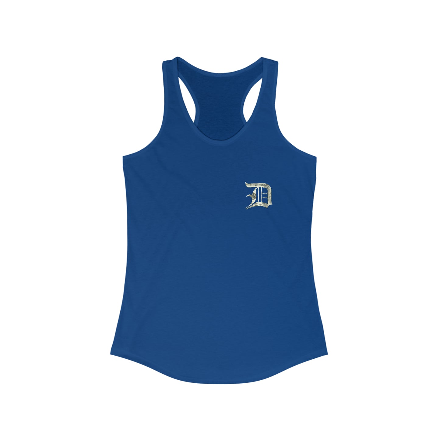 Detroit 'Old English D' Tank Top (Mini Benjamins 'D') | Women's Racerback