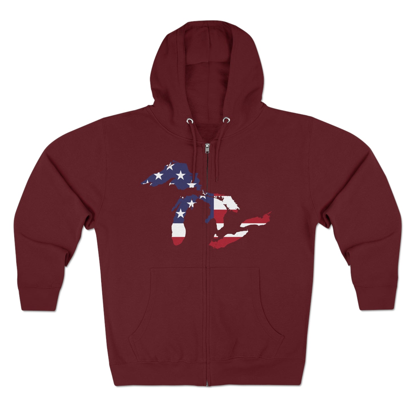 Great Lakes Hoodie (Patriotic Edition) | Unisex Full Zip