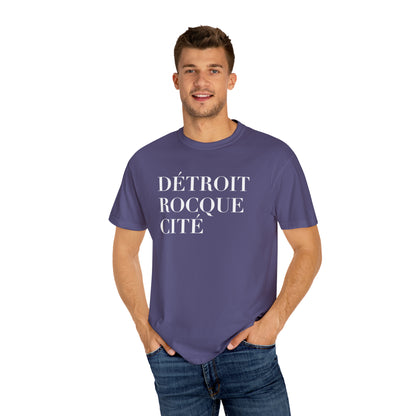 'Détroit Rocque Cité' T-Shirt | Unisex Garment-Dyed