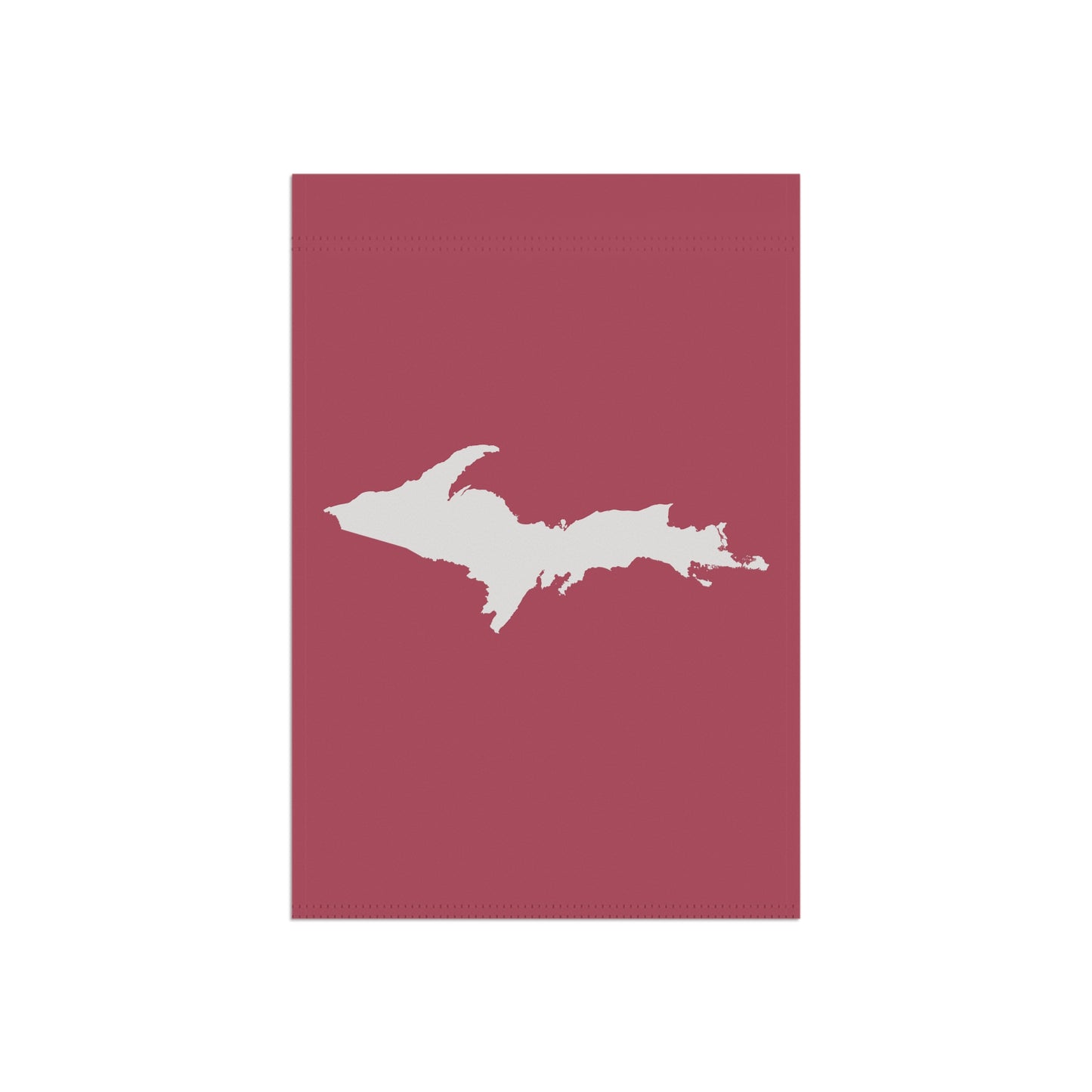 Michigan Upper Peninsula Home & Garden Flag (w/ UP Outline) | Popstar Pink