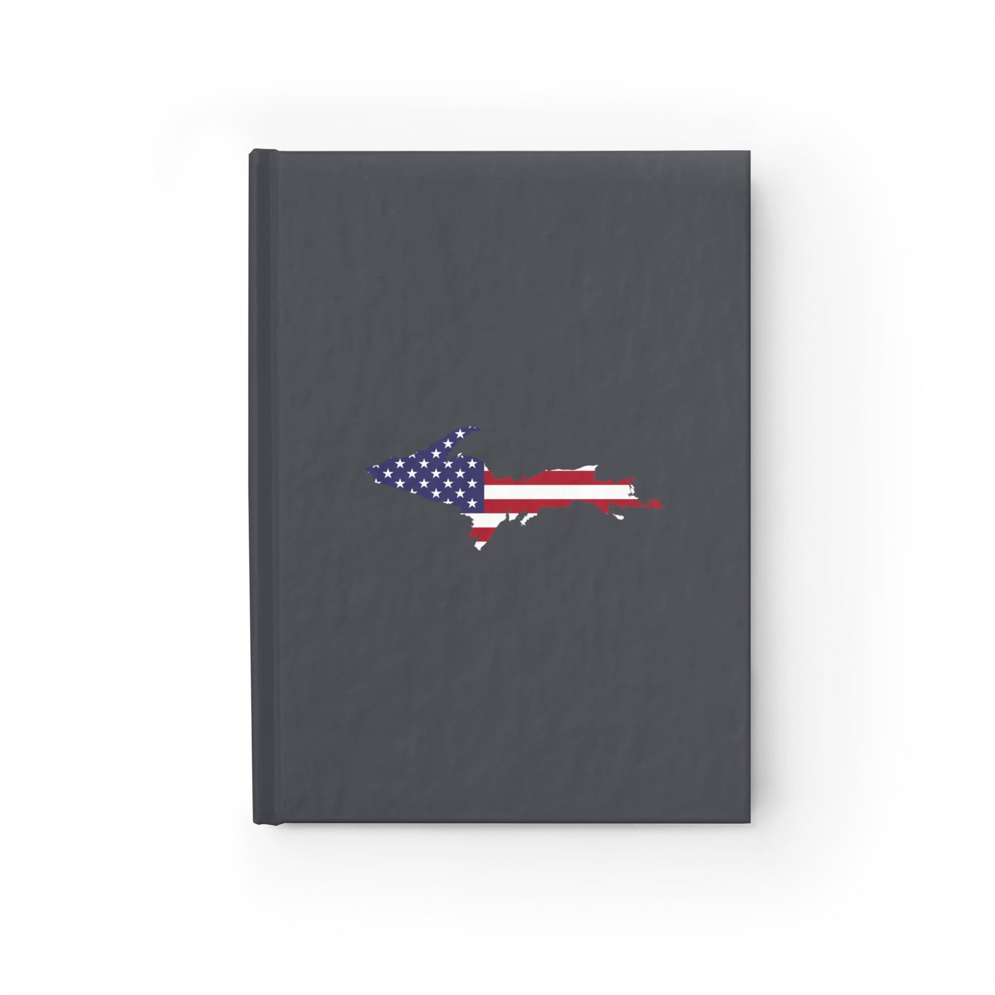 Michigan Upper Peninsula Blank Sketchbook (w/ UP USA Flag) | Iron Ore Grey