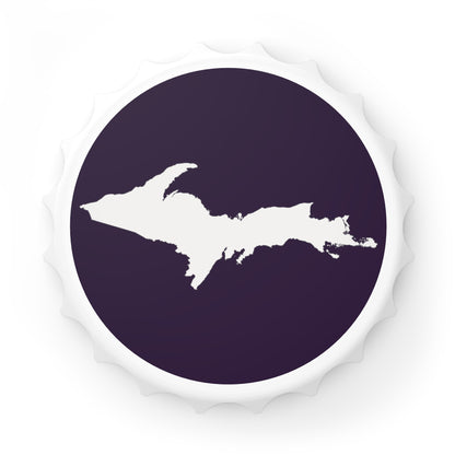 Michigan Upper Peninsula Bottle Opener (w/ UP Outline) | Blackcurrant