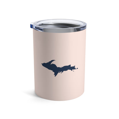 Michigan Upper Peninsula Tumbler (w/ UP Outline) | Champagne Pink - 10oz