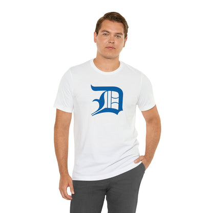 Detroit 'Old English D' T-Shirt (Azure) | Unisex Standard