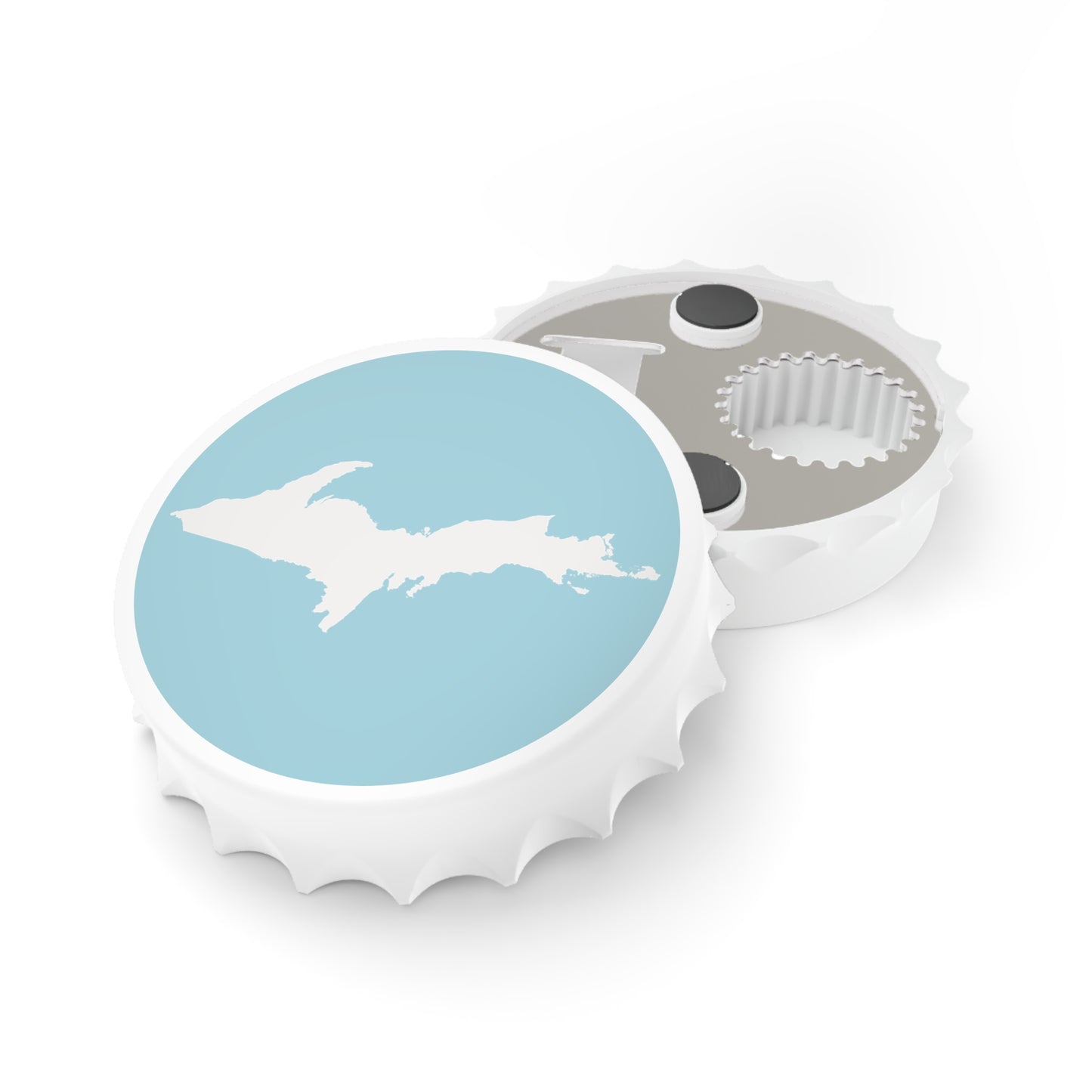 Michigan Upper Peninsula Bottle Opener (w/ UP Outline) | '58 Caddie Blue