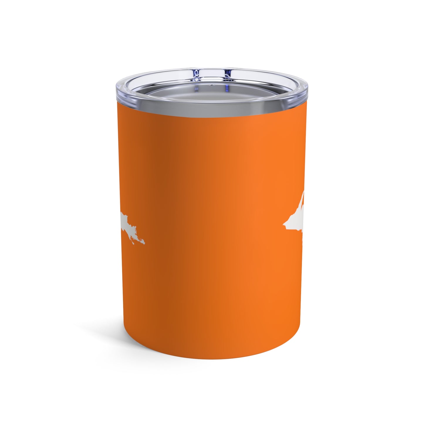 Michigan Upper Peninsula Tumbler (w/ UP Outline) | Safety Orange - 10oz