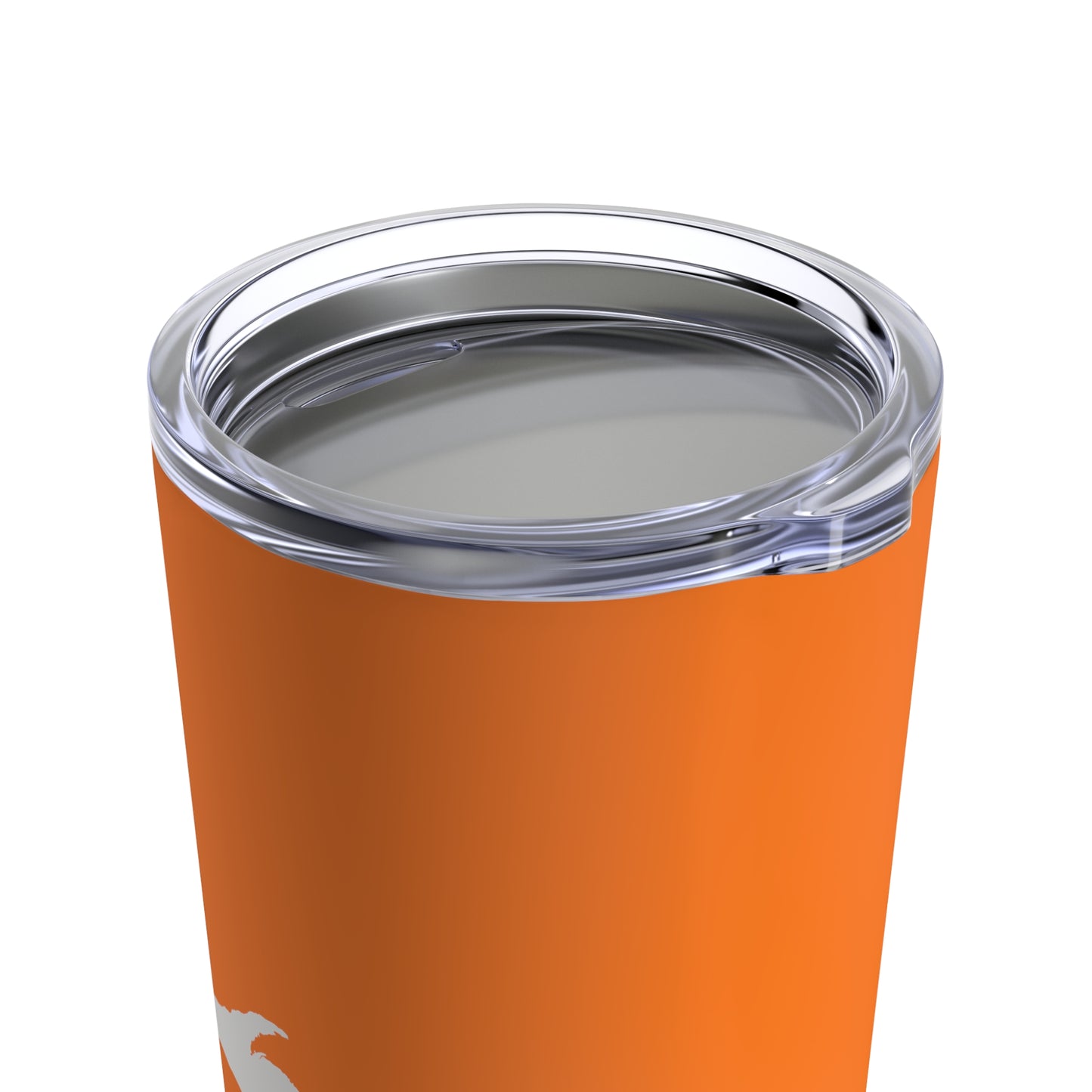 Michigan Upper Peninsula Tumbler (w/ UP Outline) | Safety Orange - 20oz